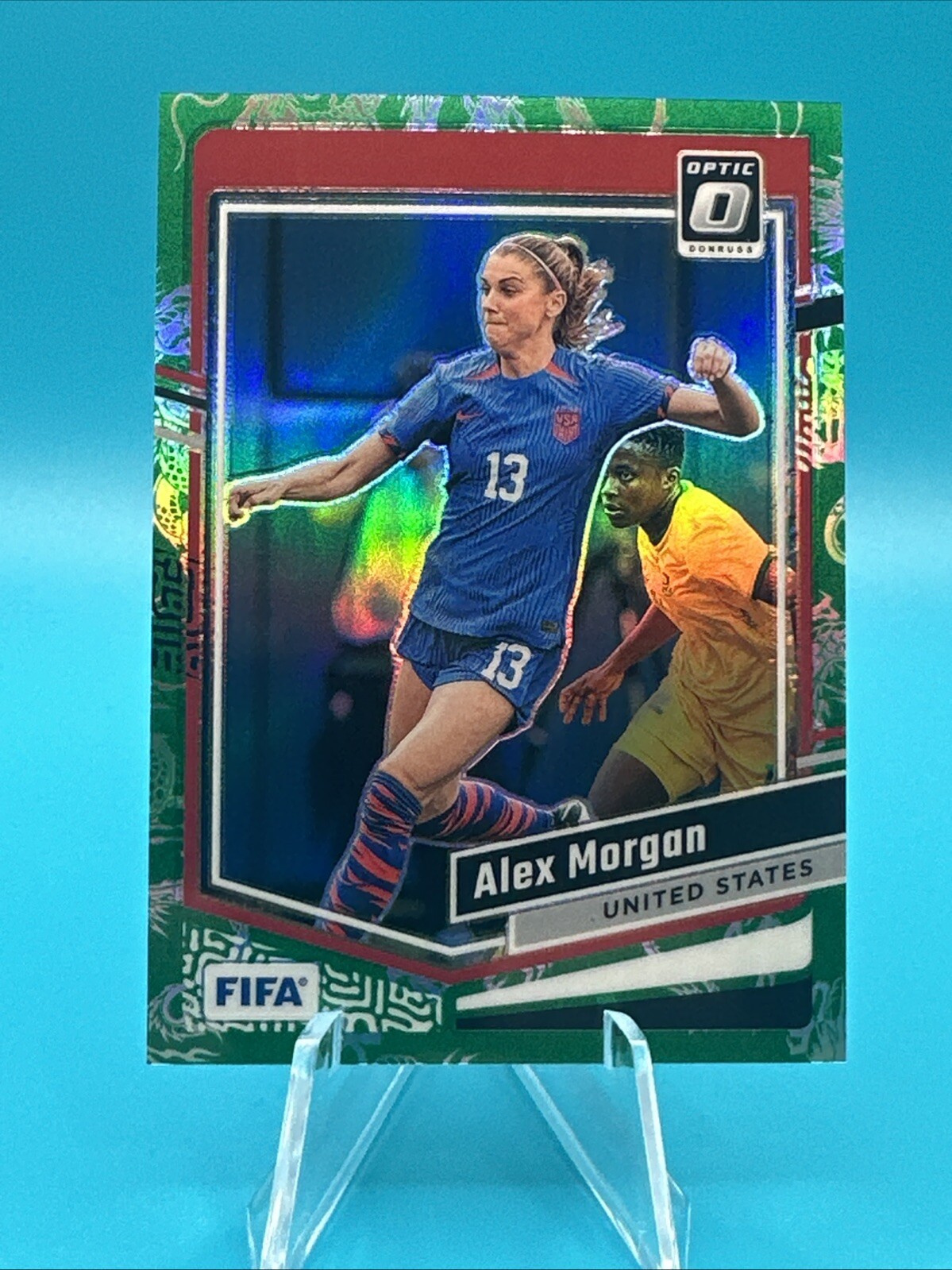 2023/24 Donruss Optic Soccer ALEX MORGAN Dragon Scale 1/8 SSP First On Print