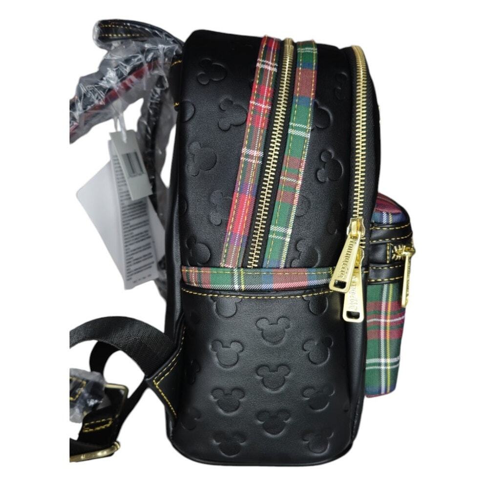 Exclusive Disney Parks Loungefly VIP Plaid Mini Backpack  display picture 2