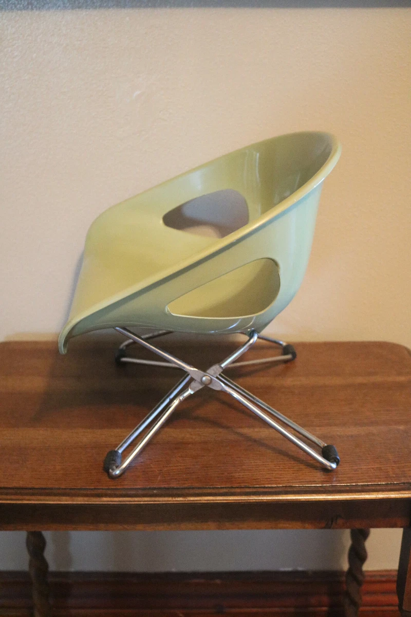 HAMILTON COSCO INC MID CENTURY MODERN BABY CHILD ADJUSTABLE CHAIR
