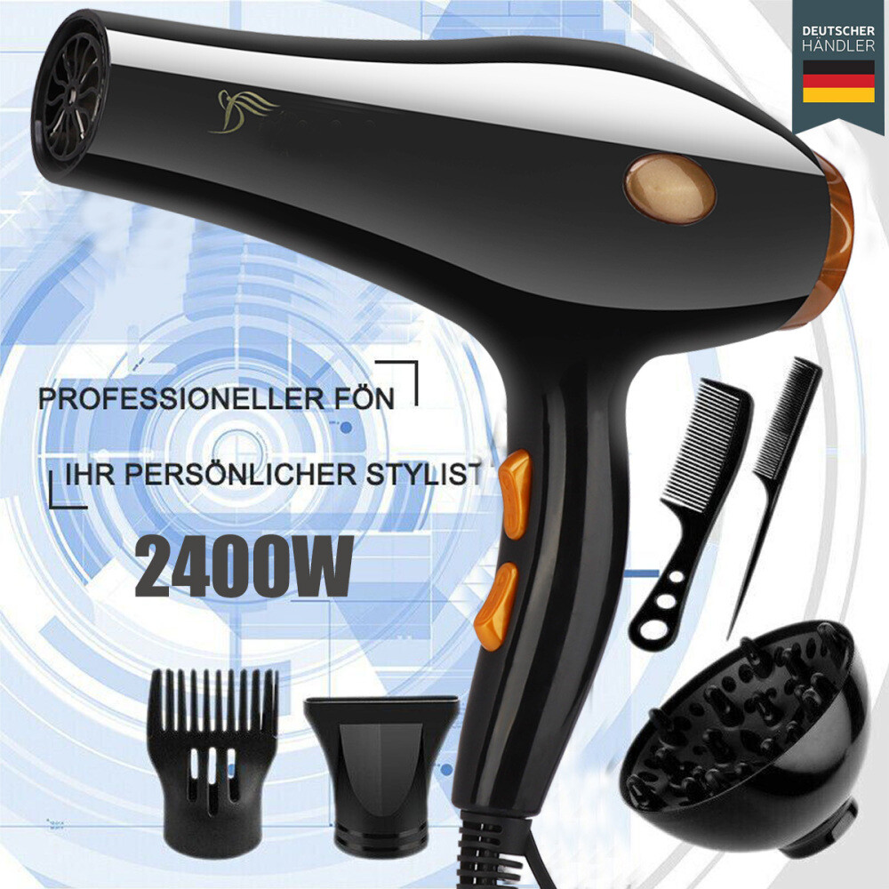 2400W Profi Haartrockner Haarföhn Föhn Fön Trockner Haare Dryer Haarfön Diffusor