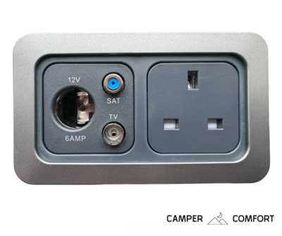 Caravan Camper Linea C/Cbe Presa 12V Montaggio Superficiale E Tv E - Foto 4