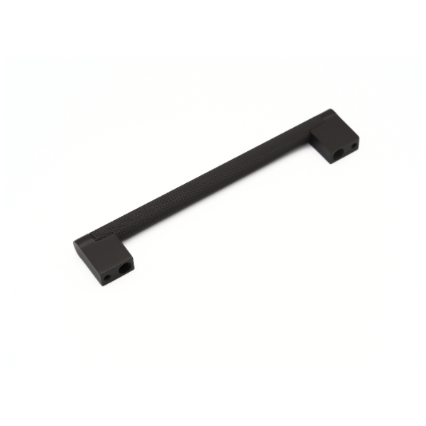 Matt Black Kitchen Door Handles Drawer Knurled Pulls 160mm