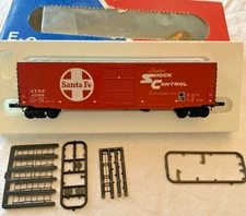 E&C Shops 1603-1 HO 50 ft. Single Door Box Car Santa Fe Partially Built 15709
