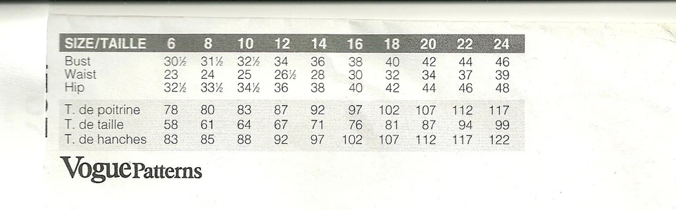 Vogue 2196 Bridal Original Size 6 8 10 Drop Waist 1980s Wedding Bridesmaid Dress - Image 3 of 3