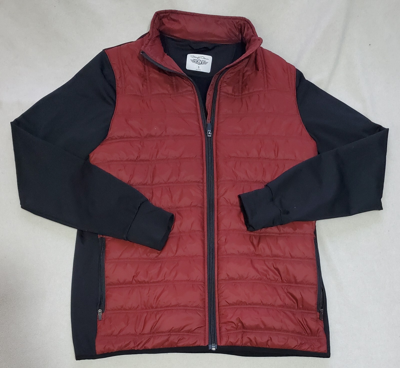 Straight Down Two Tone Microfiber Lightweight Red… - image 1