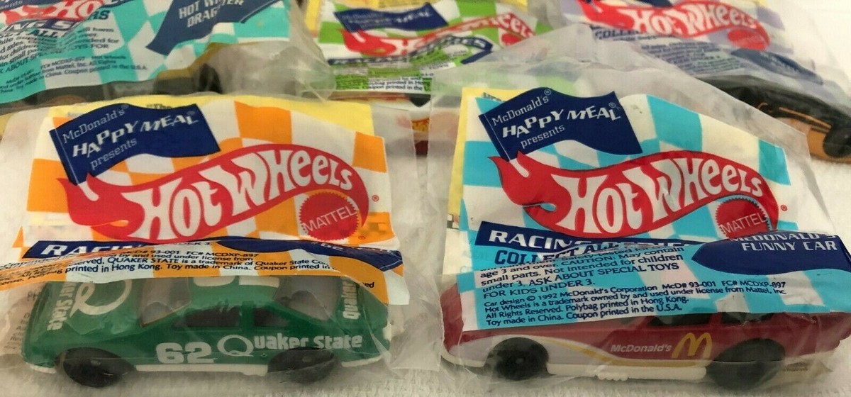 McDonald's Happy Meal Toys - Hot Wheels Racing Series (1992