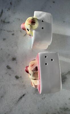 Rare Vintage Japan Anthropomorphic MCM Ducks Salt & Pepper Shaker