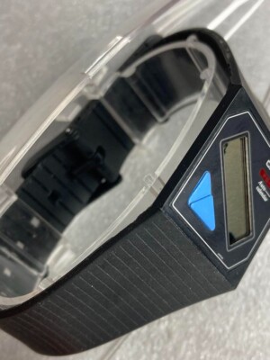 レア VINTAGE 1985's カシオ CASIO FS-10 腕時計 Casio FS-10 Ultra-Thin Digital Watch with Box 1985 Vintage