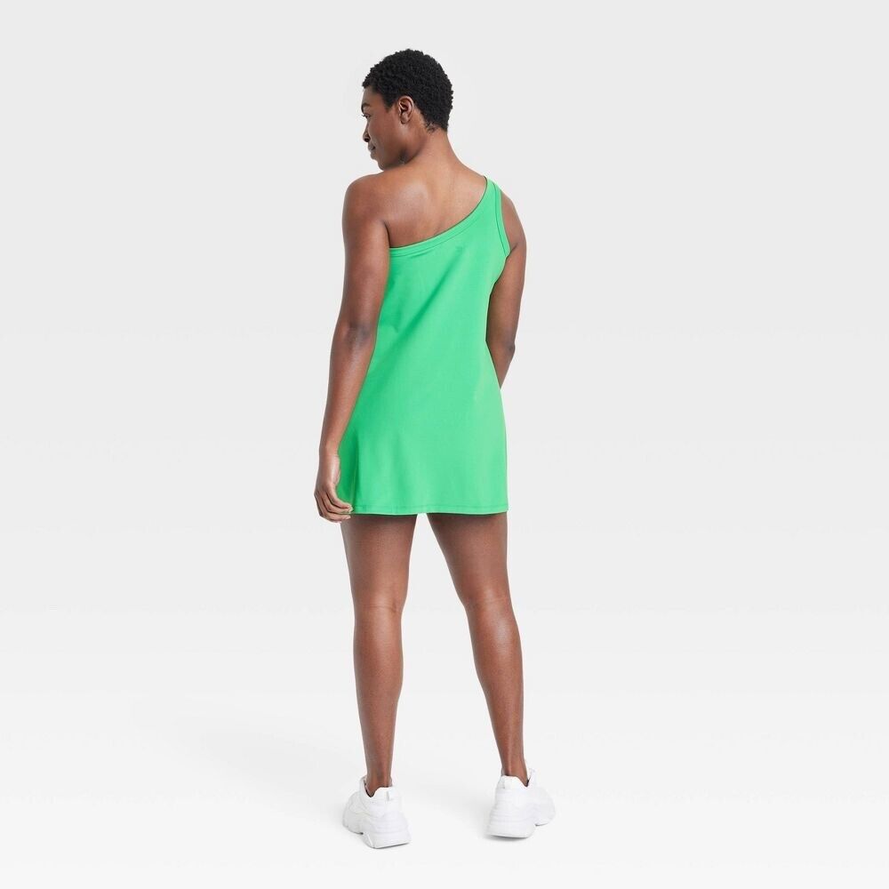 All in Motion Athletic Dress Shelf Bra Asymmetrical One Shoulder XL