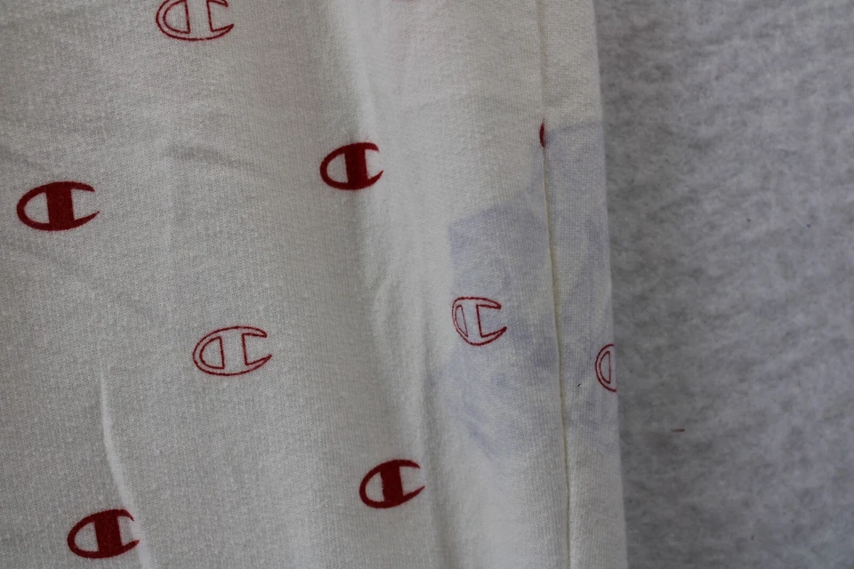 Champion Womens Red & White Thin Sweatpants Size L, 34 x 27 - Image 4 of 4