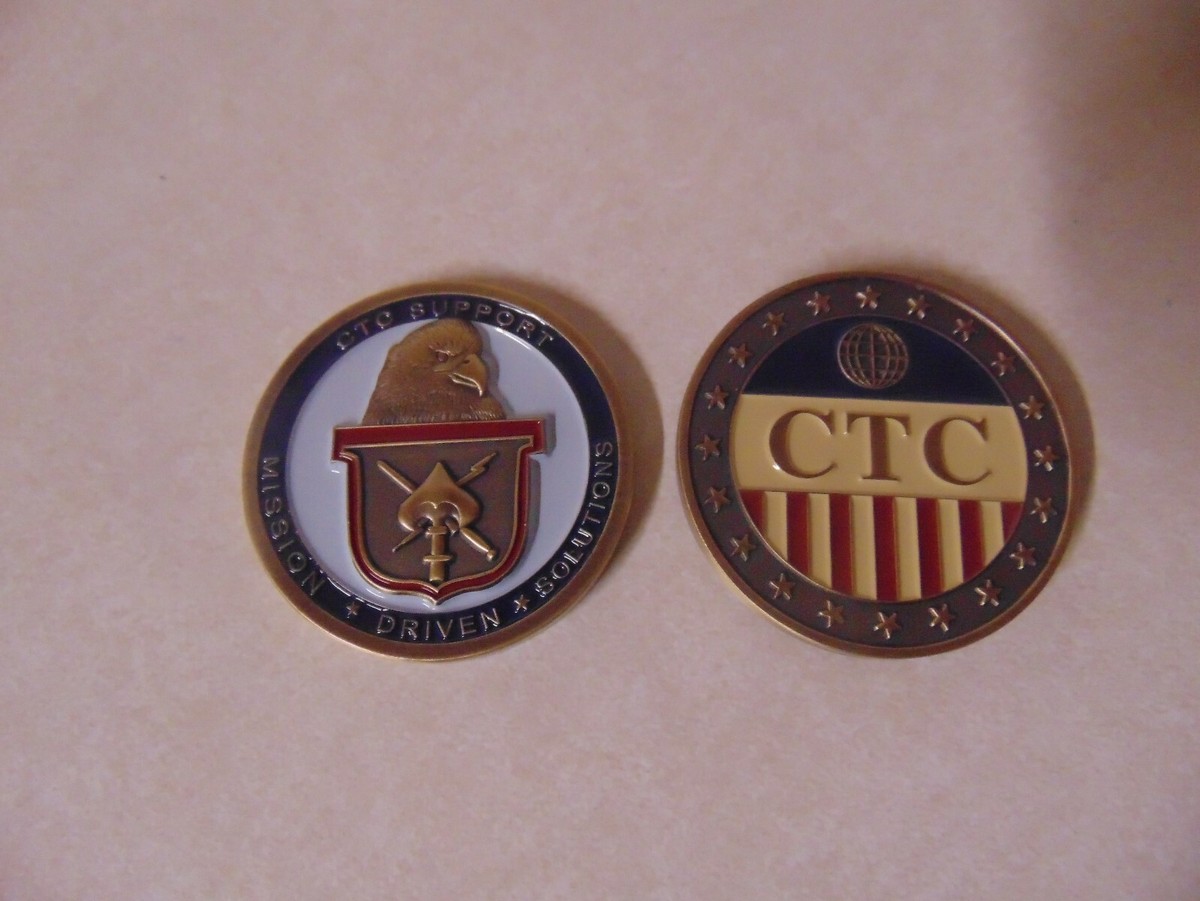 CHALLENGE COIN CTC SUPPORT CLANDESTINE OPERATIONS MISSION DRIVEN SOLUTIONS  RARE | eBay