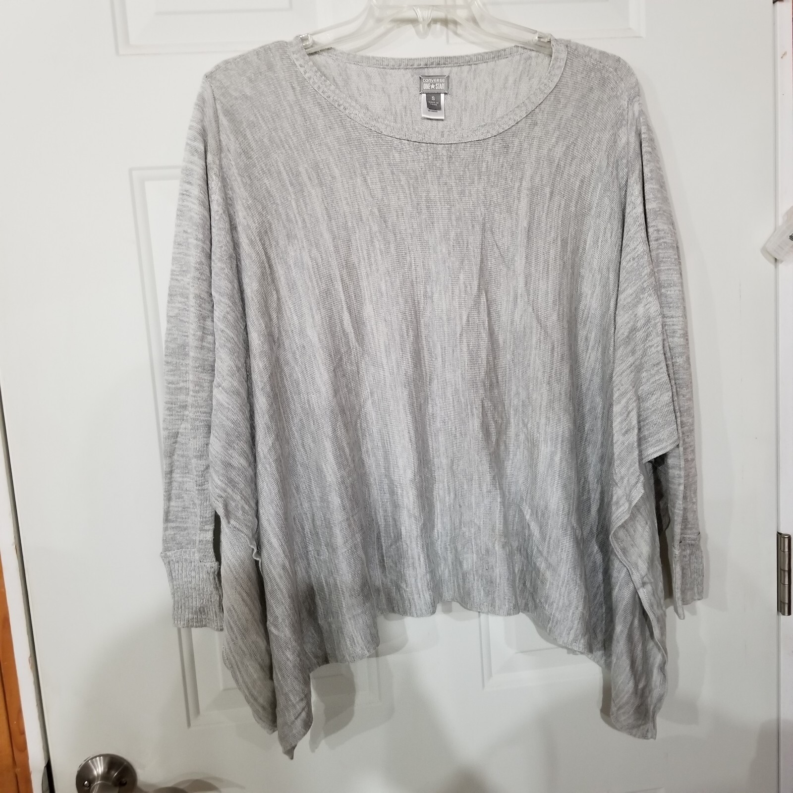 Converse Size Small Split Side Long Sleeve Sweate… - image 2