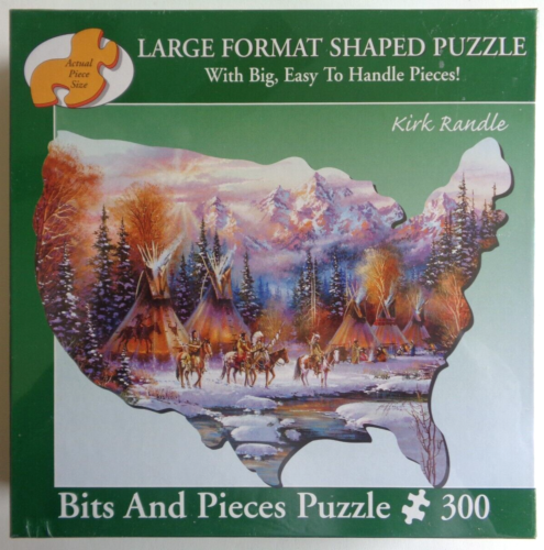 Kirk Randle Bits & Pieces Home Of The Brave 300 Piece Jigsaw Puzzle New Sealed - Picture 1 of 2
