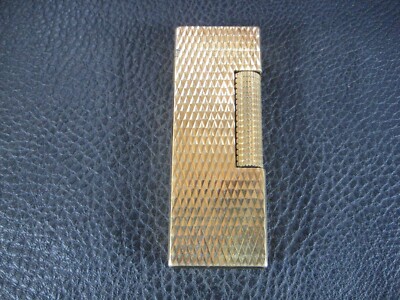 Dunhill Rollagas Feuerzeug Lighter Gold Komplett Überholt Garantie Kingsman