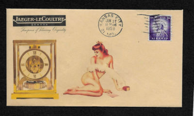  Jaeger-LeCoultre Perpetual Mtn. Clock Featured on Collector's Envelope *OP383