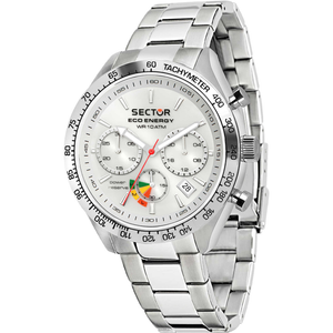 Orologio SECTOR mod. 695 ECO Solar ref. R3273613003 Uomo chrono acciaio |  eBay