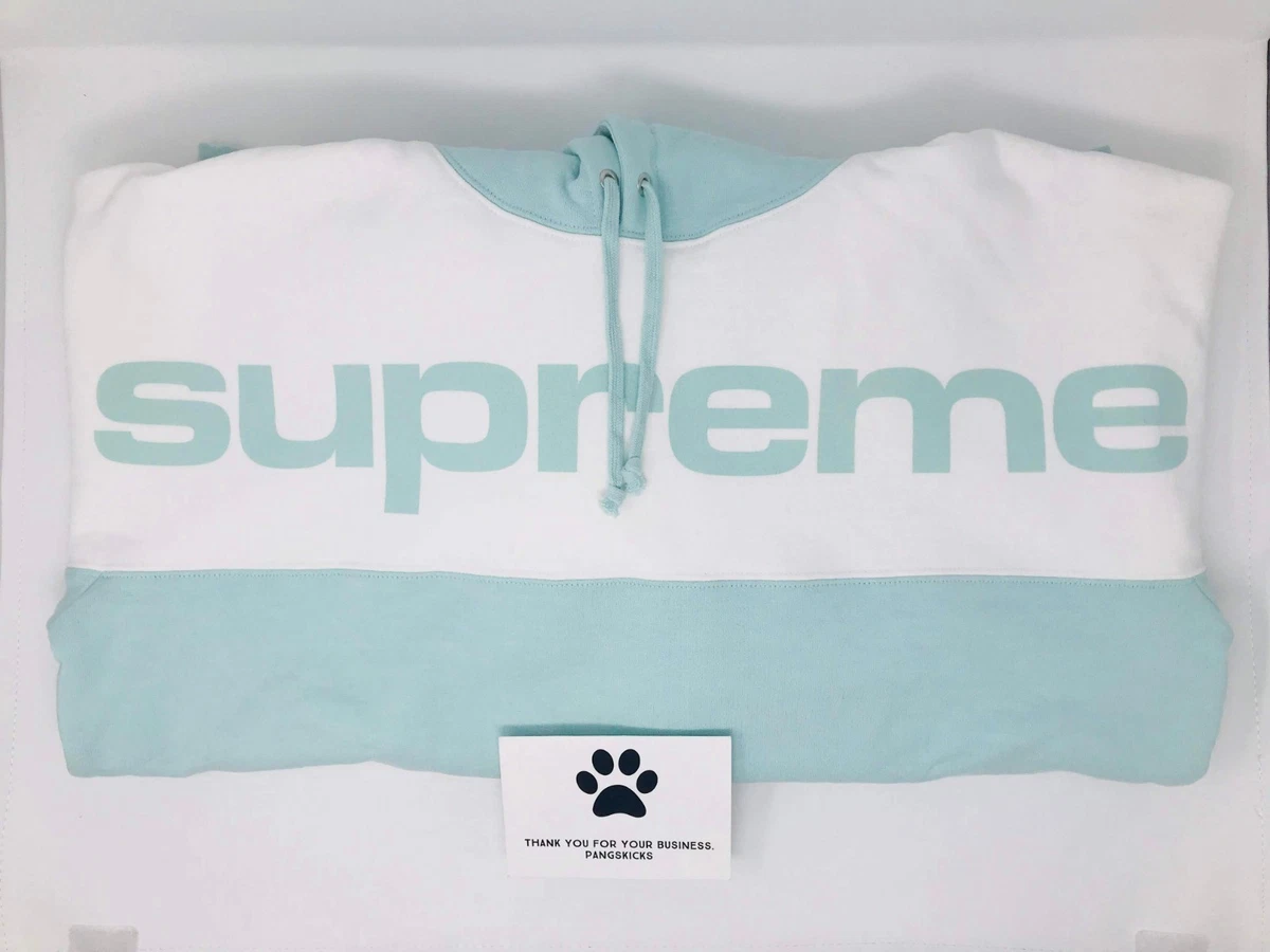 Ice blue top supreme hoodie