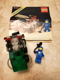 Vtg 1986 Lego 1580 CLASSIC SPACE LUNAR SCOUT Complete Manual 