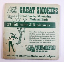 View-Master Grand Smoky Mountains National Park 3 reel packet 355 A-C