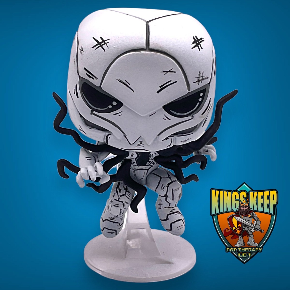 FUNKO POP CUSTOM! MARVEL VENOM: POISON SPIDER-MAN #966 (SKETCH