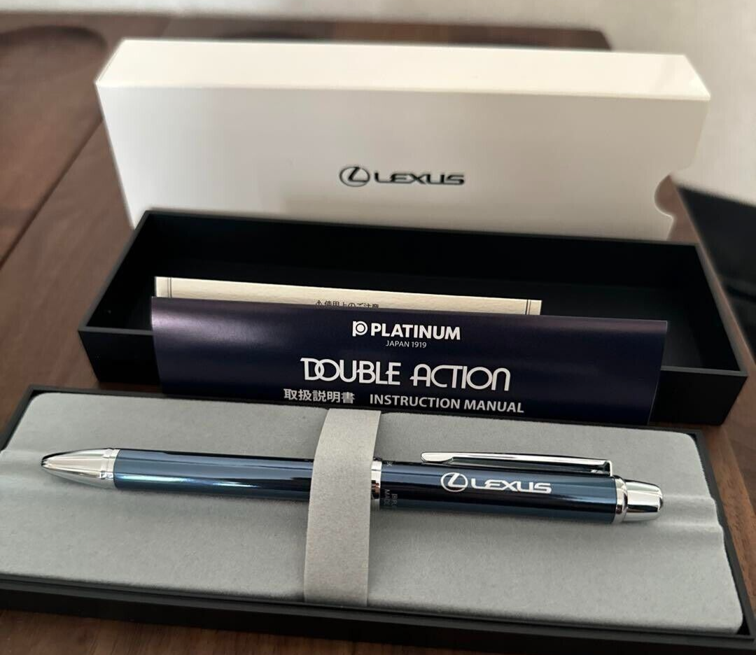 TOYOTA LEXUS PLATINUM Metalic Navy Twisted Ballpoint