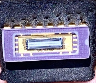 VINTAGE Reticon RL128EC Linear Photodiode Array Image Sensor - Gold Ceramic CDIP