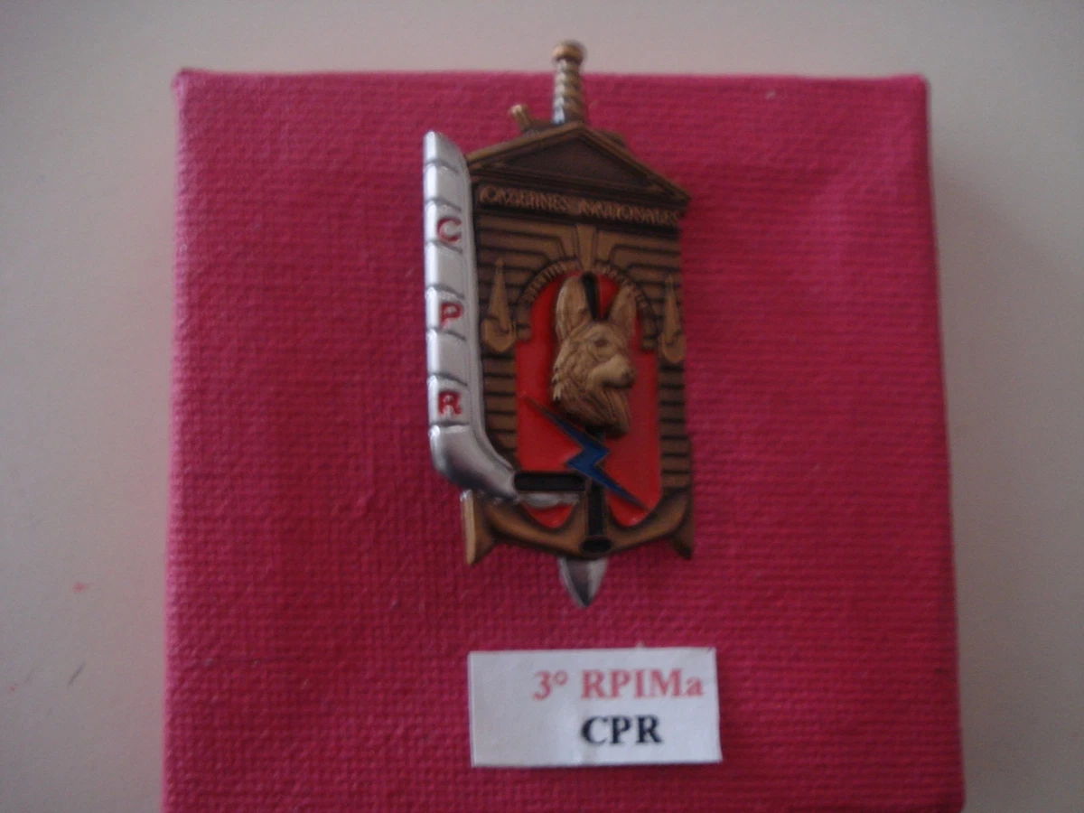 INSIGNE MILITAIRE TDM : " 2°Rima 4° Cie " Fraisse Paris 1 Epingle