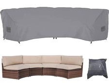 Cover for Curved Sofas, Waterproof, Heavy Duty, 420DOxfordGew...