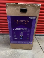 Lowes Haunted Living 5.5ft Bluetooth Skeleton DJ Musical Animatronic NEXT DAY