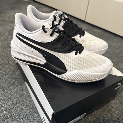 Puma Men s Triple Basketball Shoes Size 11- NIB- 376640 05 White/Black