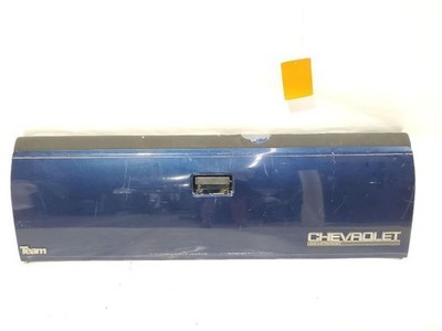1990 1998 Chevrolet 2500 OEM Tailgate Blue Extended Rino Liner Coming Off