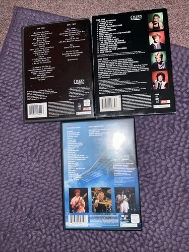 Queen • Greatest Video Hits 1 & 2 DVDs • + Live At Wembley • Complete Concert - Picture 2 of 2