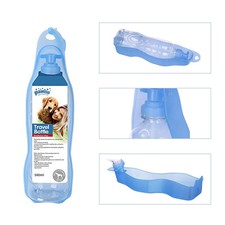 Reisetrinkflasche 500ml Reisenapf Wasserflasche Hund Trinkflasche unterwegs