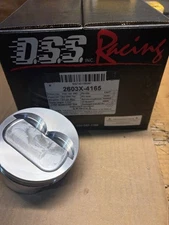 400 Chevy Forged -16cc Dish Top DSS Racing GSX pistons. 4.165" Bore