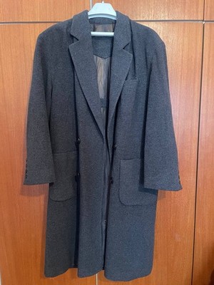 Grauer Wollmantel 40% Cashmere 60% Virginwool Damenmantel