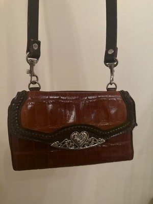 vintage kathy van zeeland strap body / detachable clutch