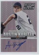 2013 Panini Prizm Perennial Draft Picks Silver Austin Kubitza #96 Auto 1tx2
