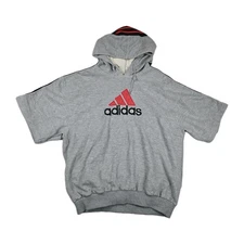 Adidas Vintage 90s Cut Off Fleece Men's Size Large Hoodie Brand New with Tags