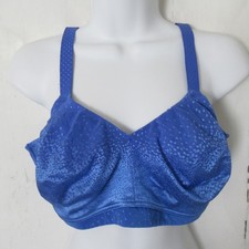 Wacoal Bra 38DDD Blue Back Appeal Wire Free Back Closure 852303