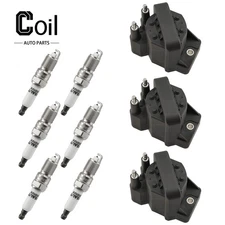3pcs Ignition Coil and 6pcs Spark Plug For LaCrosse Buick V6 3.8L 2005-2009