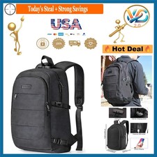 Water Resistant Anti-Theft Laptop Backpack 15.6 Inch Business Casual Daypack ...