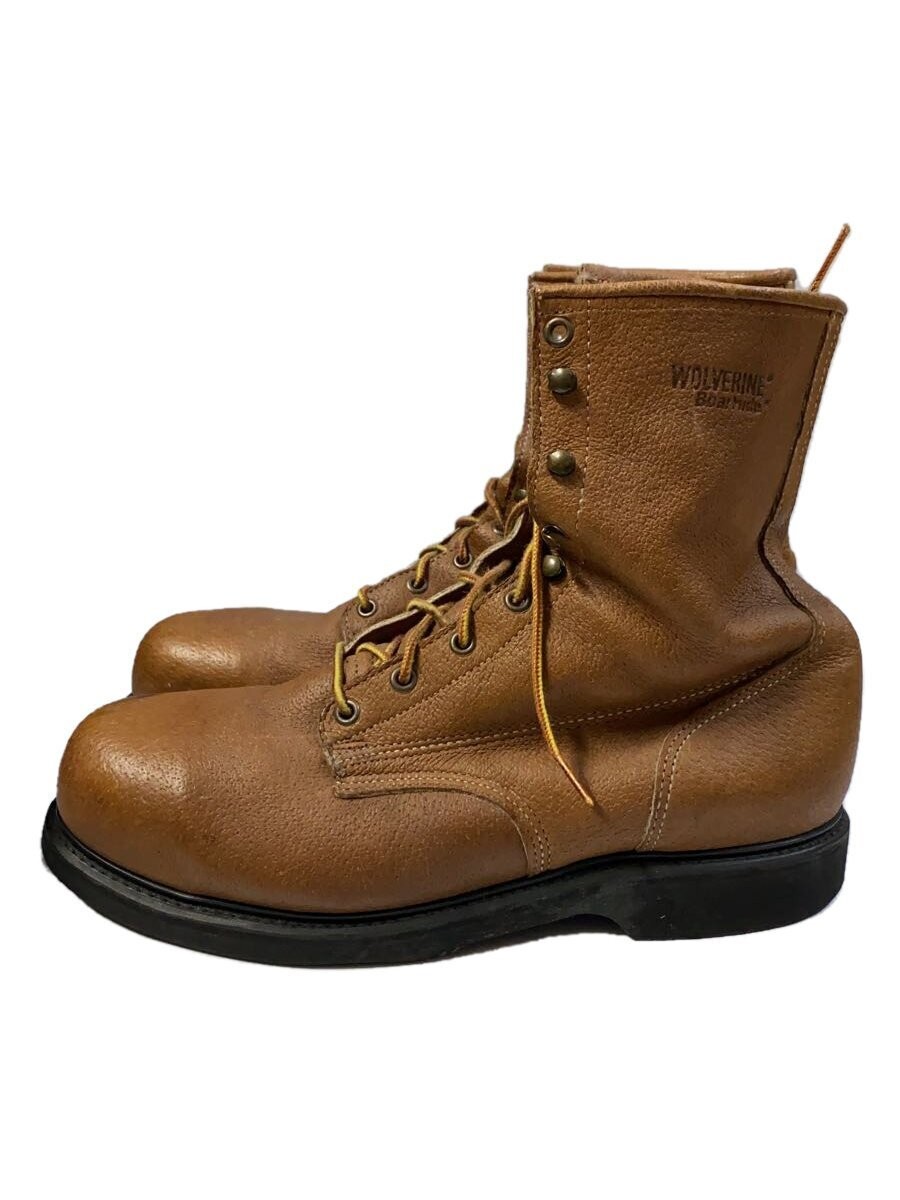 Wolverine Brown Leather Lace-Up Boots Style 1147