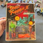 1993 HASBRO GI JOE BLANKA v1 STREET FIGHTER 2 FIGURE w/ UNCUT CARD & BUBBLE MT