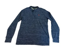 Men’s Size Medium U.S Polo Assn. Navy Blue Long Sleeve PreOwned Fast Shipping 