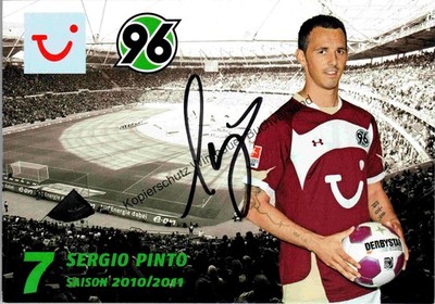Original Autogramm Sérgio Ricardo da Silva Pinto Hannover 96 /// Autogramm Autog