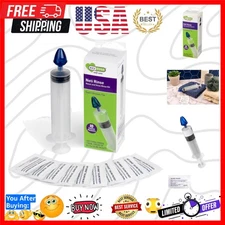 Sinus and Allergy Relief Syringe, Nose Rinse for Home or Travel, Nasal Irriga...