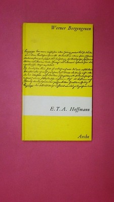 188460 Werner Bergengruen E. T. A. HOFFMANN HC
