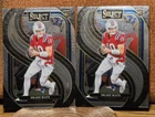 2024 Panini Select - Premier Level Drake Maye #113 (RC) DOUBLE UP! 2 CLEAN CARDS