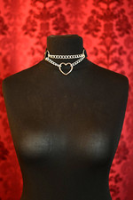 Choker Herz Kette Halsband kinky