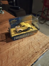 Johnny Lightning ThunderJet 500 Willy's Gasser Yellow Moon Equipment Slot Car